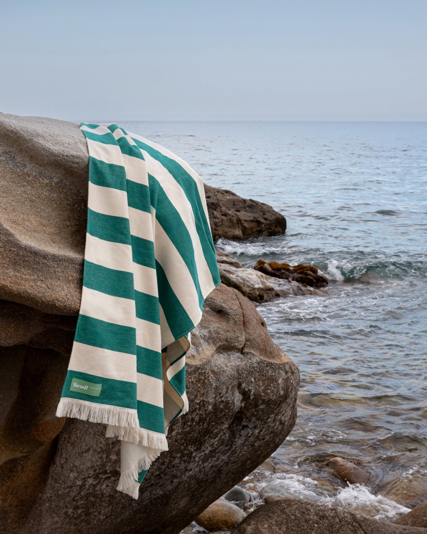Telo Mare Fouta Verde Pino Capsule Mediterraneo