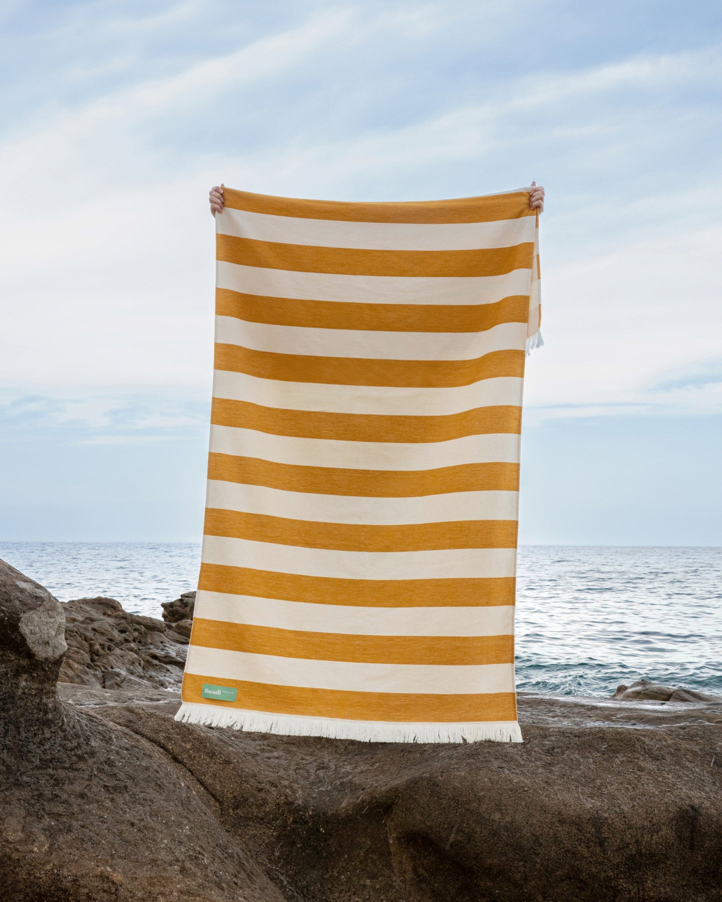 Telo Mare Fouta Giallo Miele Capsule Mediterraneo