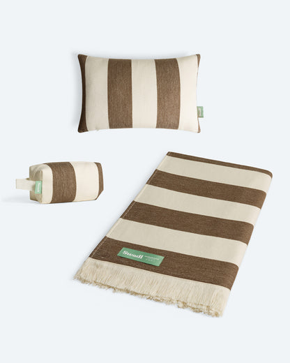 Ready Beach Set Mocha Sand Capsule Mediterraneo