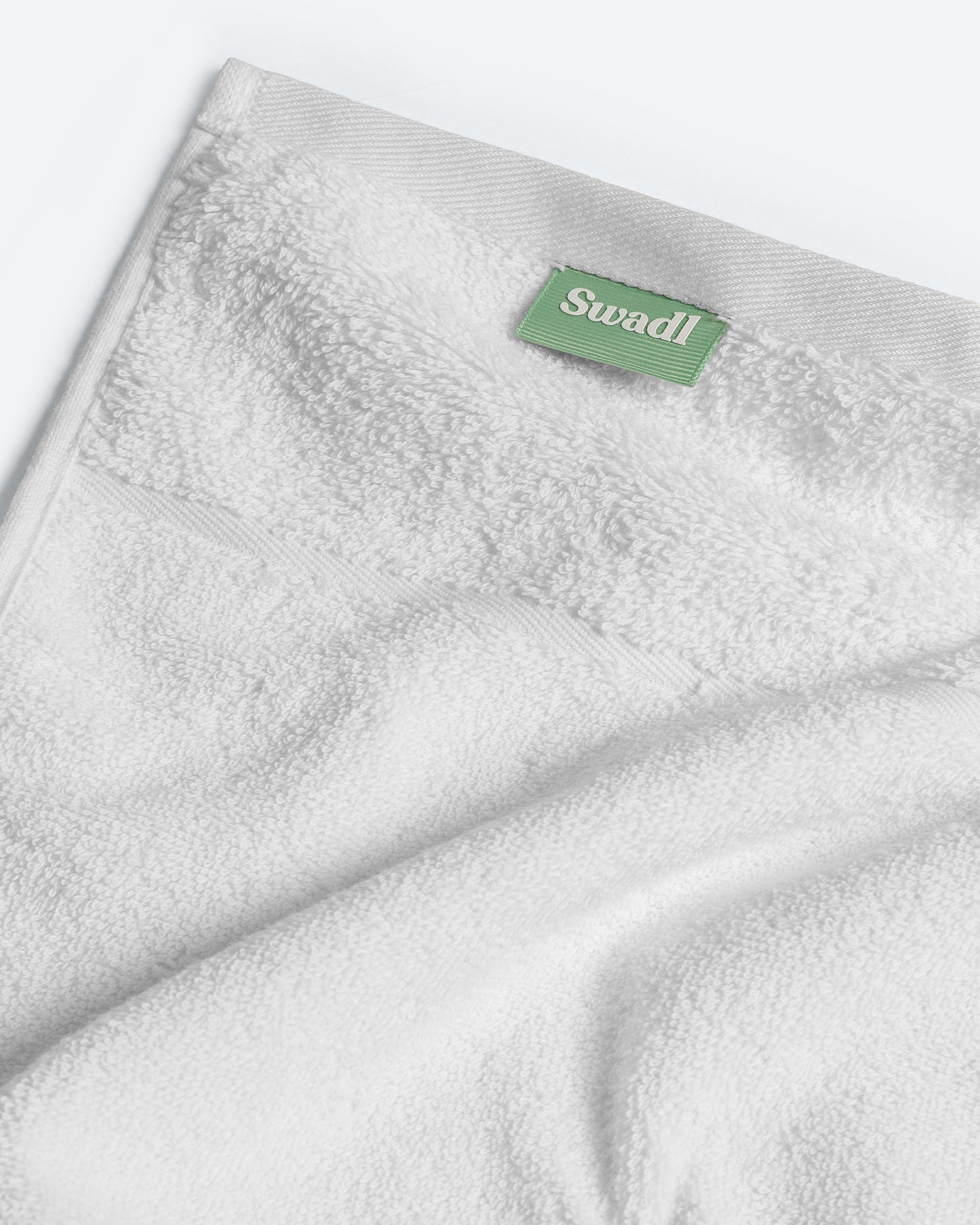 Velour Edge 2-Piece Towel Set Champagne hem