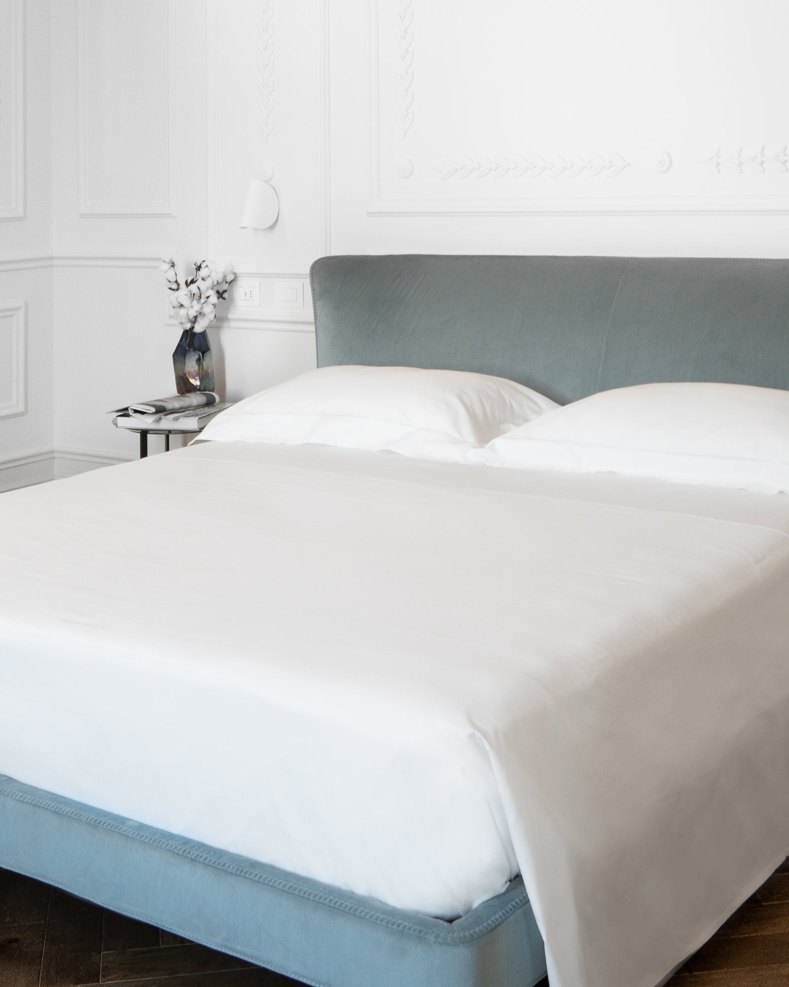 Copripiumino in cotone percalle 180 fili per letto da 90 cm Agassi SKLUM Copripiumino in cotone percalle 180 fili per letto da 90 cm Agassi SKLUM