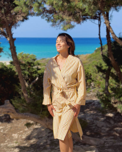 Vestaglia Easy Summer 24/7 Giallo Golden Hour. Unisex.