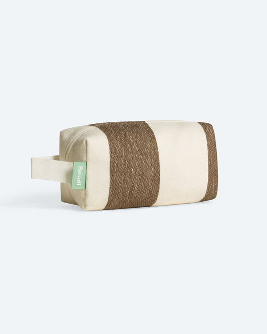 Toiletry Bag Mocha Sand Capsule Mediterraneo