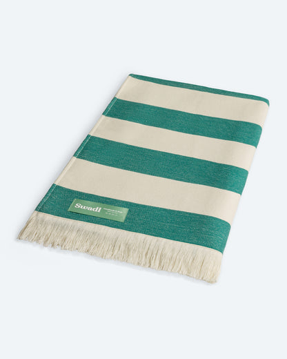 Fouta Beach Towel Pine Green Capsule Mediterraneo