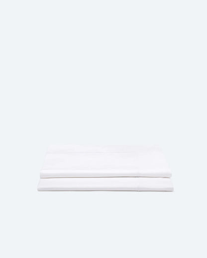 Pillow Case Crisp White Cotton Percale