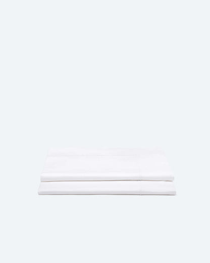 Bedding Set with Sheet Crisp White Cotton Percale