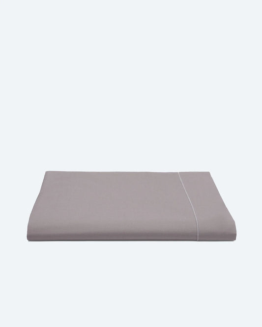 Sheet Calm Grey Cotton Percale