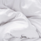 Bedding Set with Duvet Cover and Sheet Crisp White Cotton Sateen